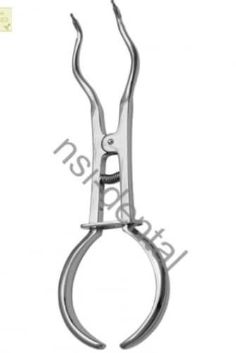 RUBBER DAM CLAMP FORCEP __BREWER__170 MM